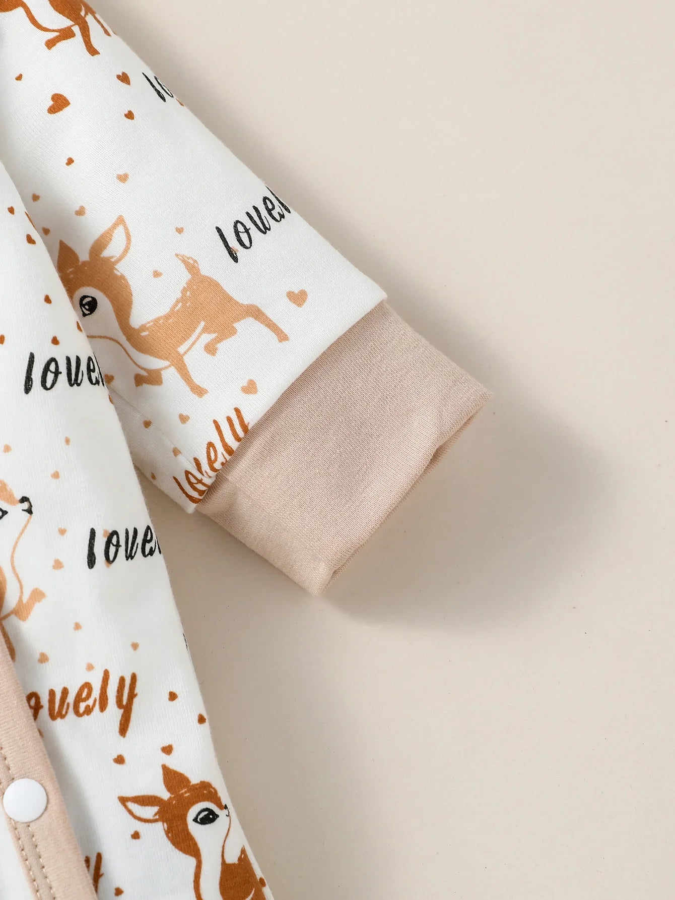 MOMSTAG 4-Piece Baby Unisex Animal Print Jumpsuit Set