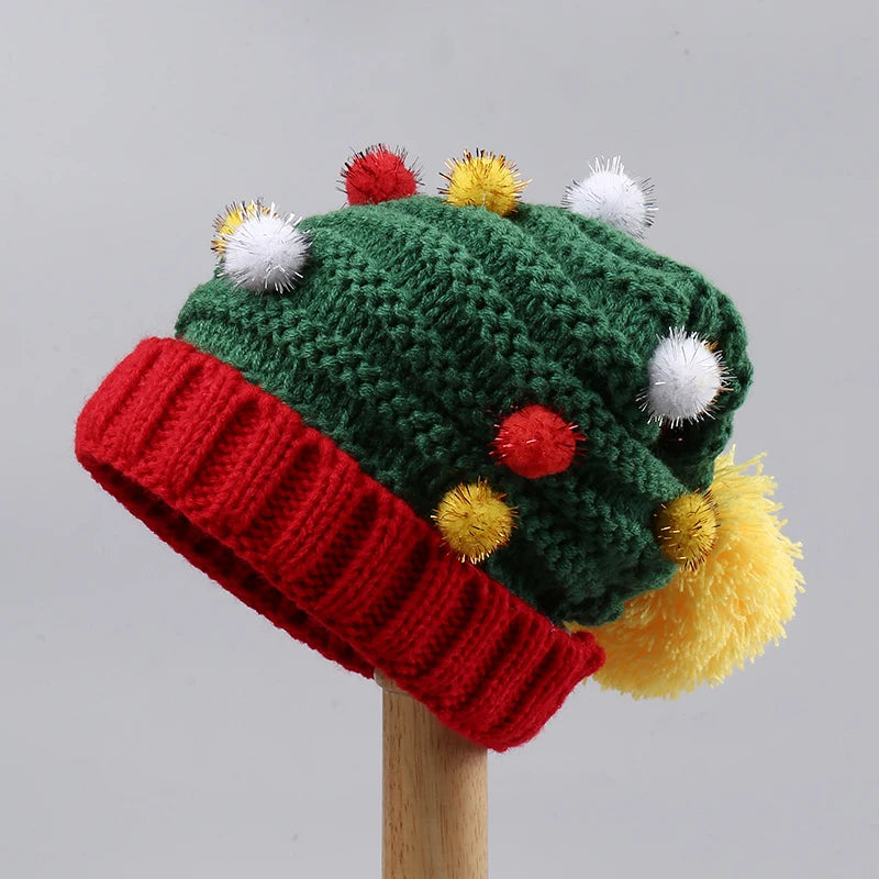 Christmas Cozy Hat Flip-Up Ear Design