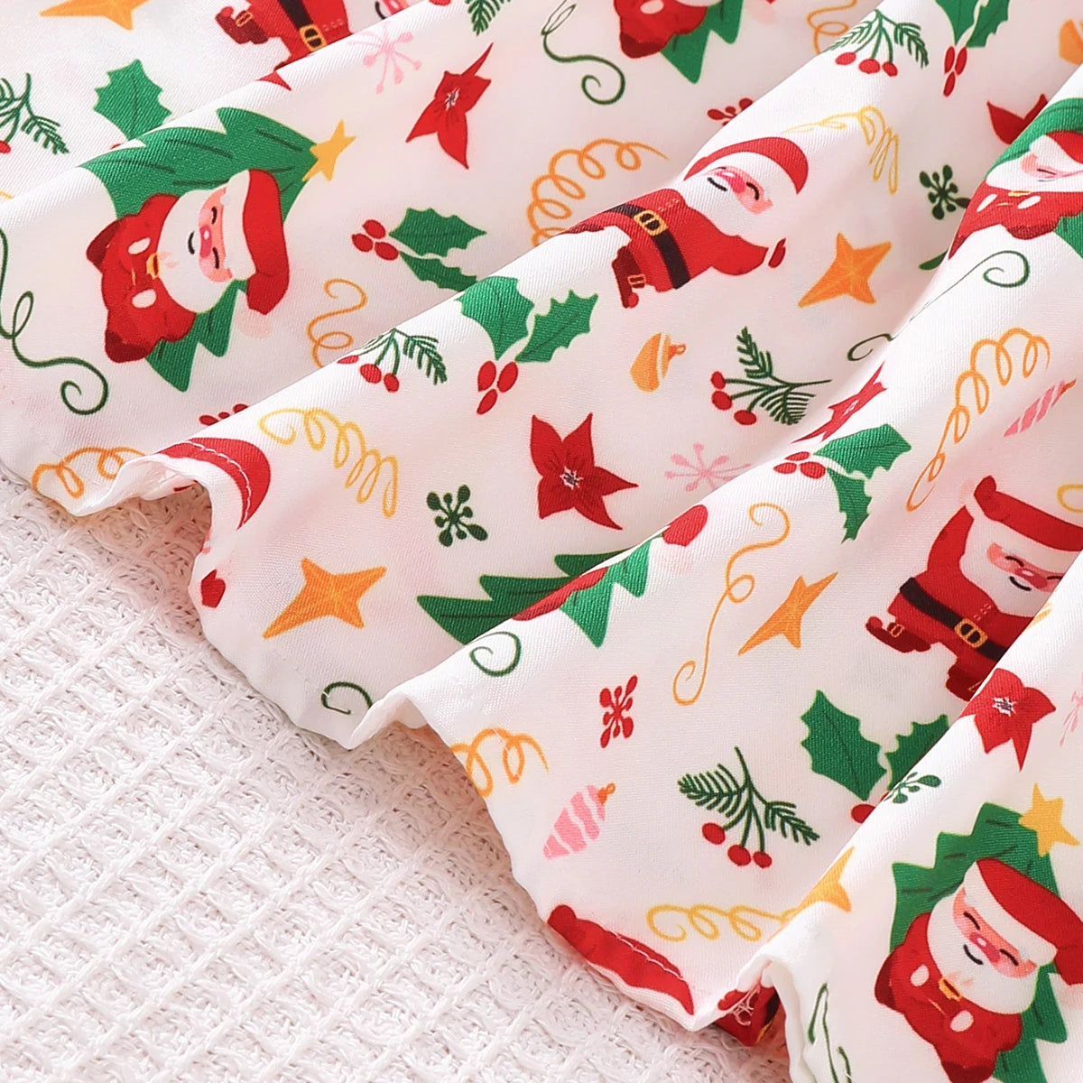 Girls Santa Claus Christmas Dress with Belt