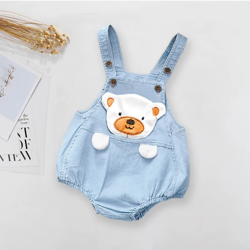 MOMSTAG Kids' Denim Overall Jumpsuit
