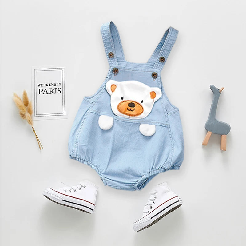 MOMSTAG Kids' Denim Overall Jumpsuit