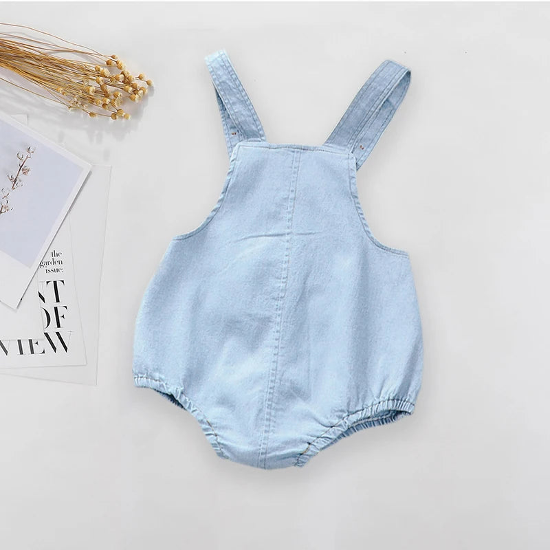 MOMSTAG Kids' Denim Overall Jumpsuit