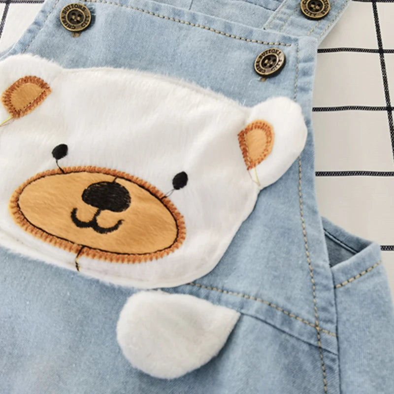 MOMSTAG Kids' Denim Overall Jumpsuit