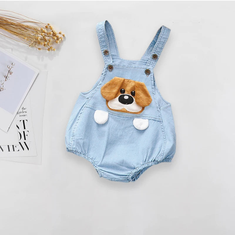 MOMSTAG Kids' Denim Overall Jumpsuit