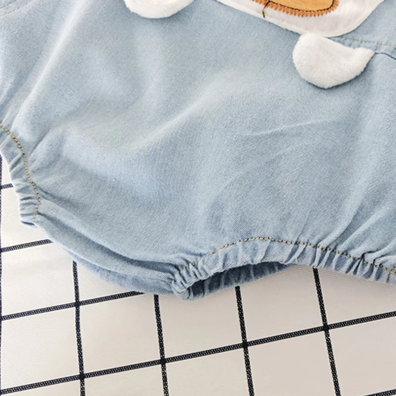 MOMSTAG Kids' Denim Overall Jumpsuit