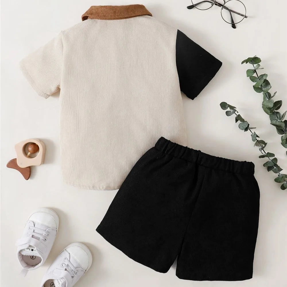 Color Block Short Sleeve Set (Boys)