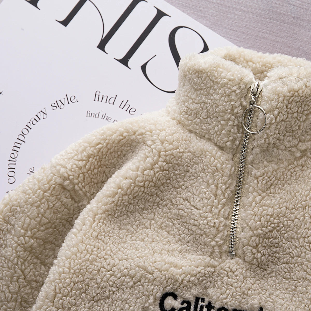 Baby Girl Winter Turtleneck Sweatshirt