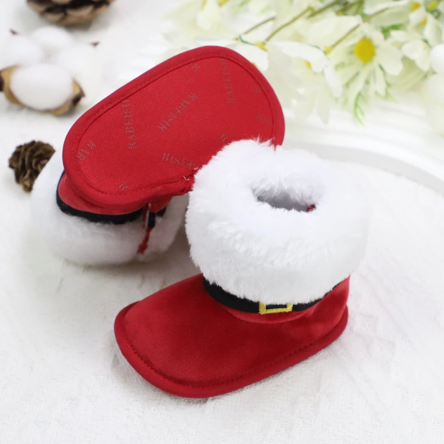 Baby Cute Christmas Snow Plush Boots