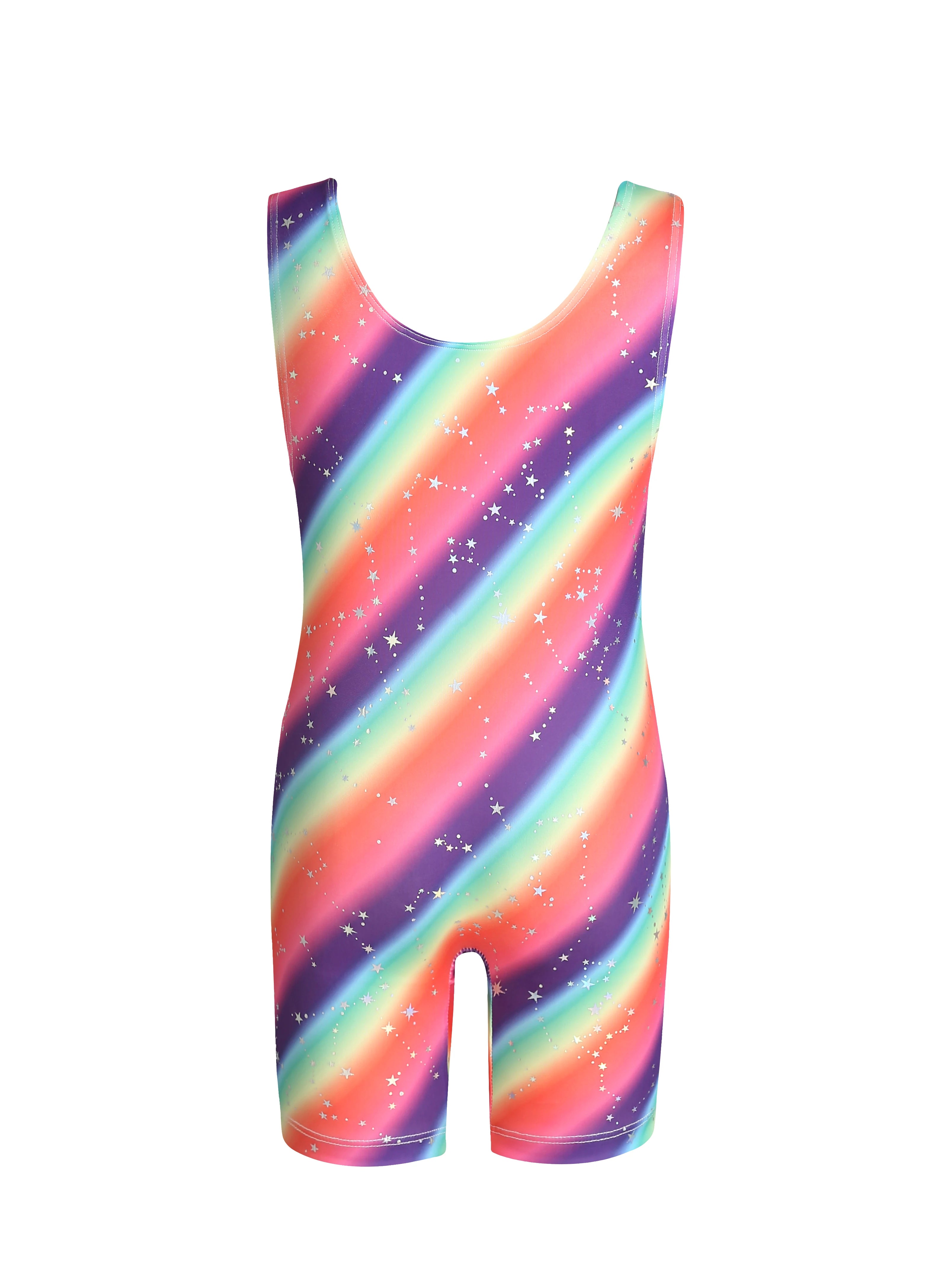 Sparkly Rainbow Gradient Dance & Sportswear