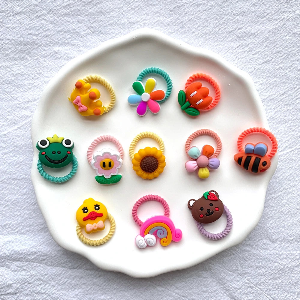 Cartoon Elastic Hair Bands