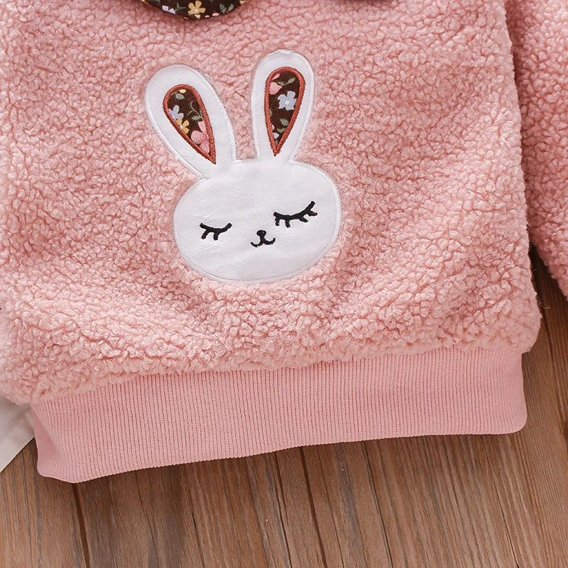 Little Bunny Lace Collar Long Sleeve