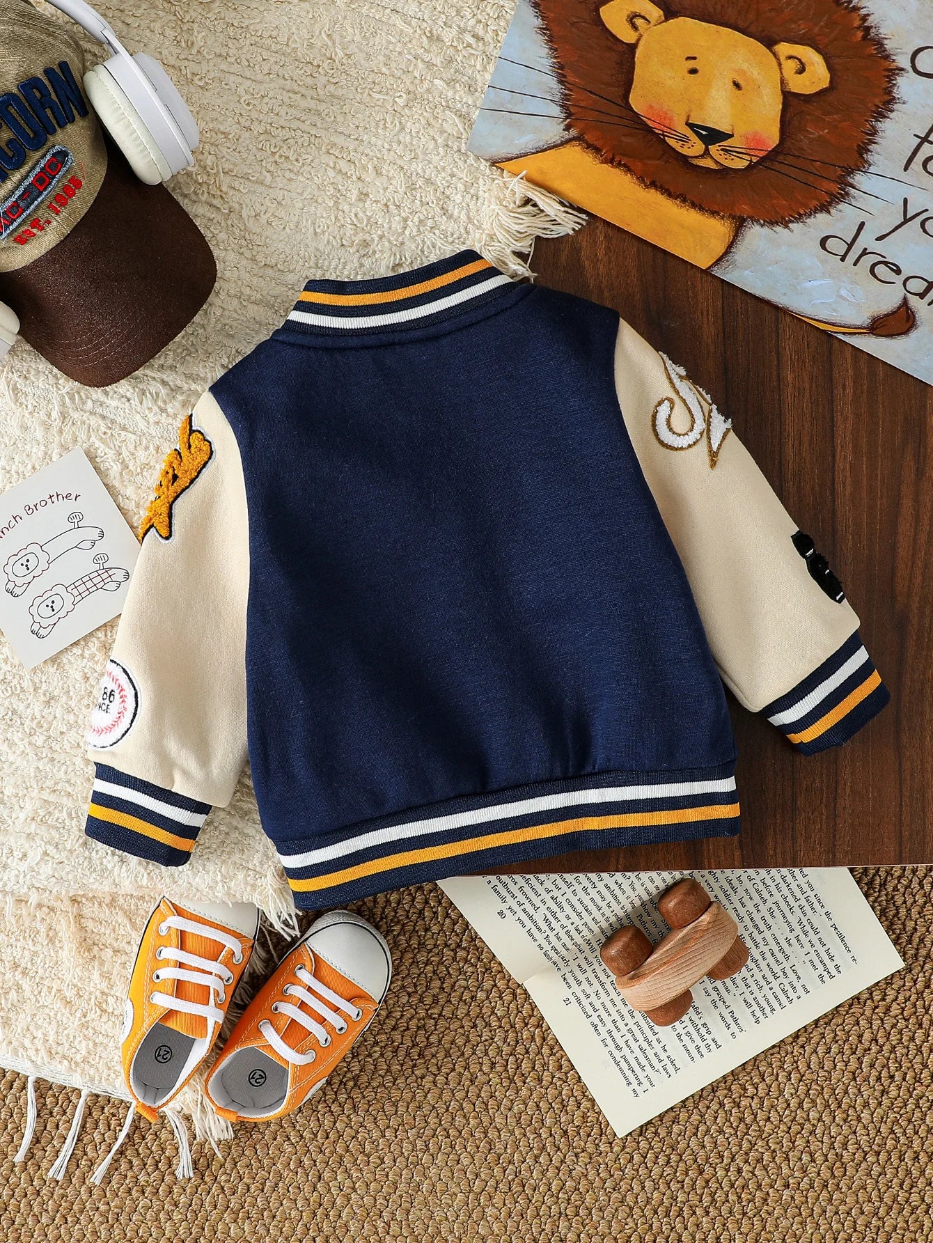Baby Boy Baseball Jacket Cardigan 3M-3Y