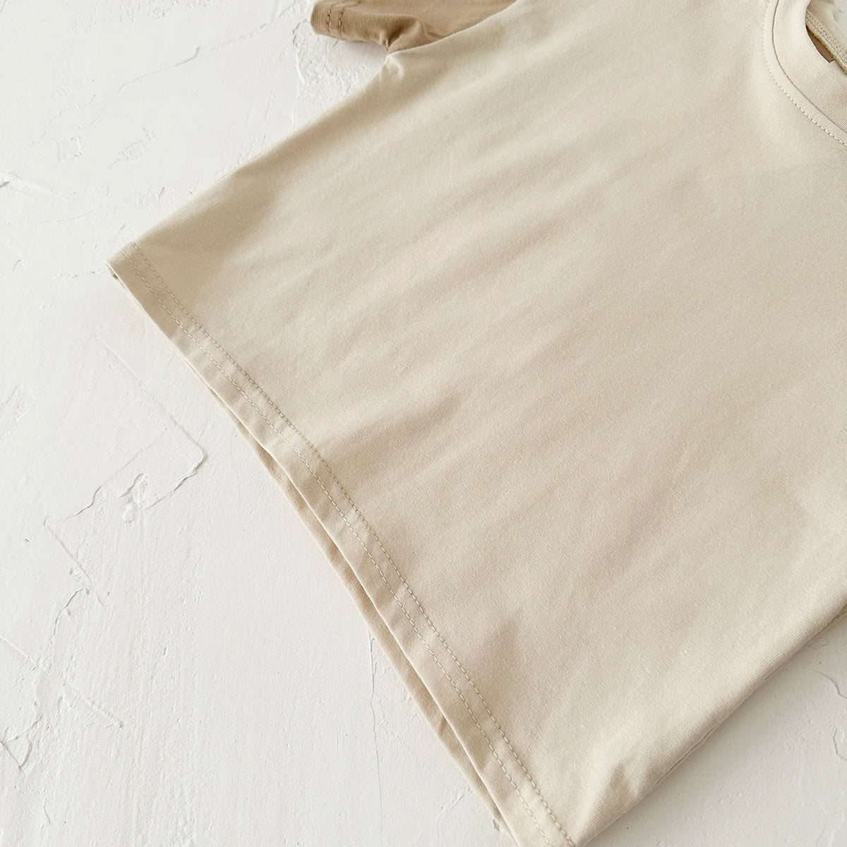 Solid Color T-Shirt & Elastic Waist Pants for Boys & Girls, Toddler Clothes