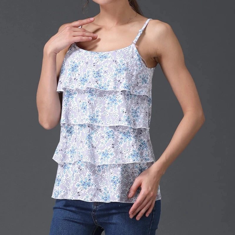 Floral Pregnancy Tank – Nursing Friendly