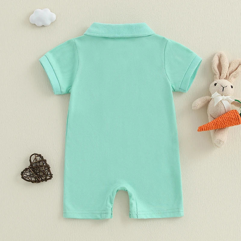 Infant Boy Short Sleeve Jumpsuit