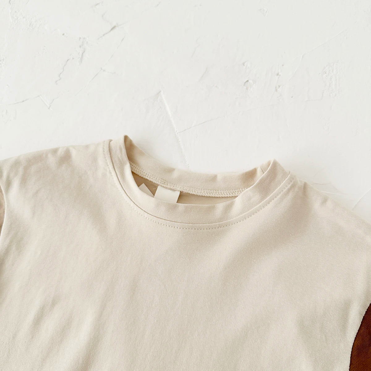 Solid Color T-Shirt & Elastic Waist Pants for Boys & Girls, Toddler Clothes