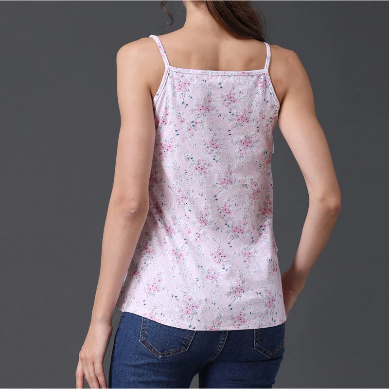 Floral Pregnancy Tank – Nursing Friendly