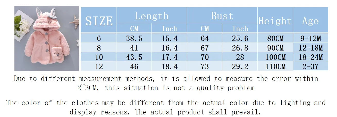 Baby Girl Winter Bow Coat with Bag 0–3Y