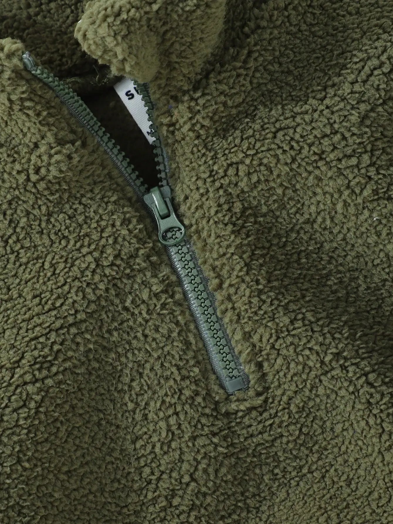 Baby Boys Military Green Winter Sweatshirt