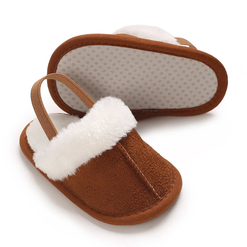 Cute Plush Baby Slippers