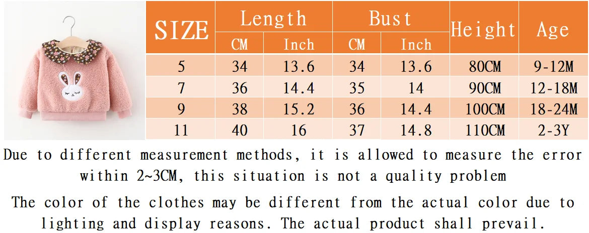 Little Bunny Lace Collar Long Sleeve