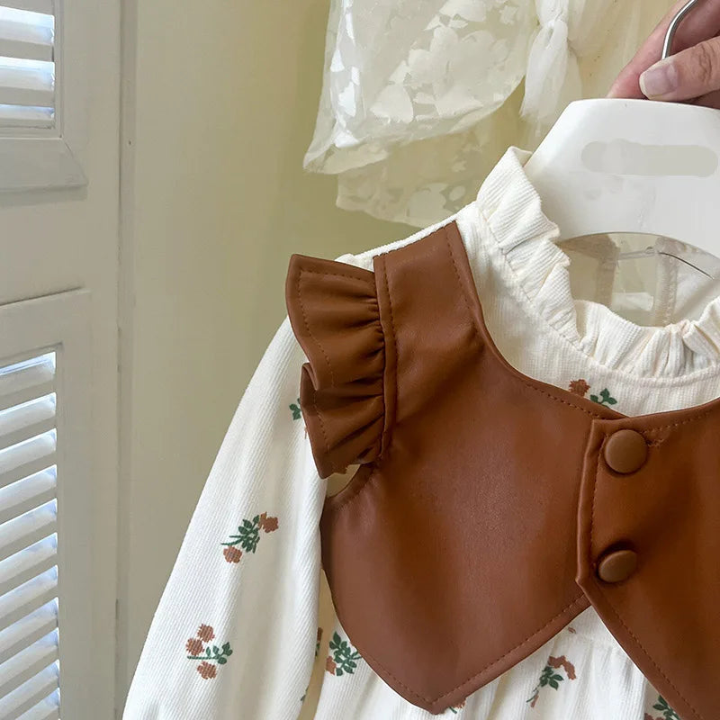 Spring Flower Pattern Dress (Girls)