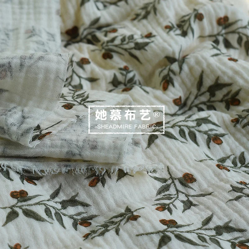 Floral Fabric for DIY Baby Towels & Blankets