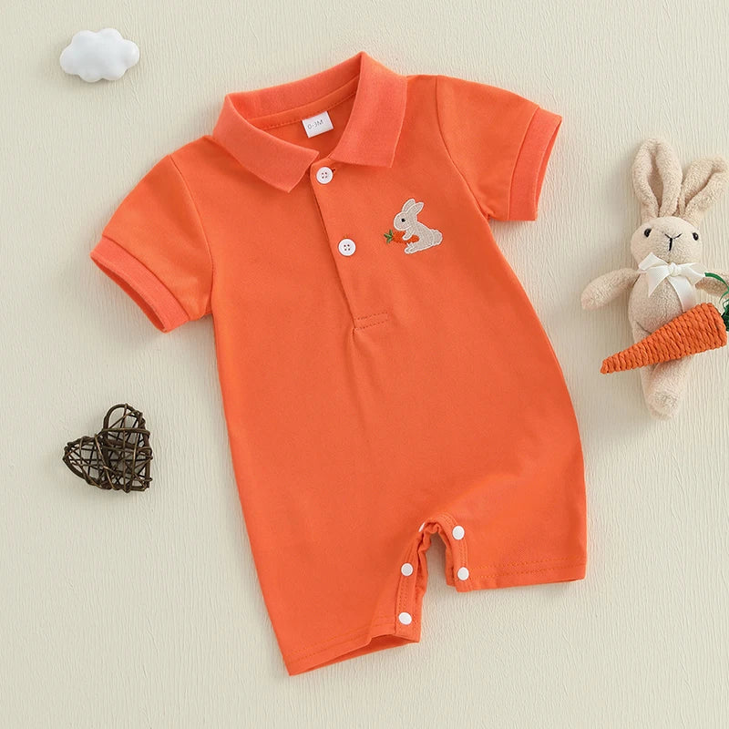 Infant Boy Short Sleeve Jumpsuit