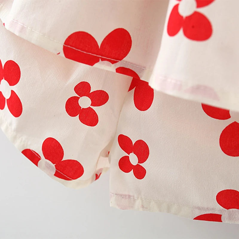 Bow and suspender top shorts set