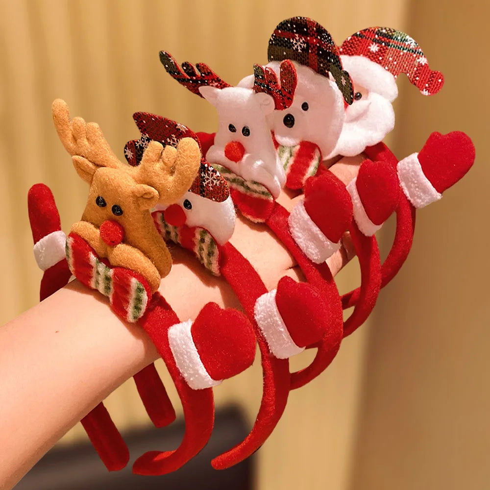 5Pcs Christmas Hairband Set