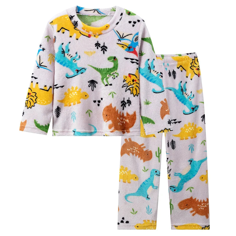 Dinosaur Adventure Thermal Pajama Set