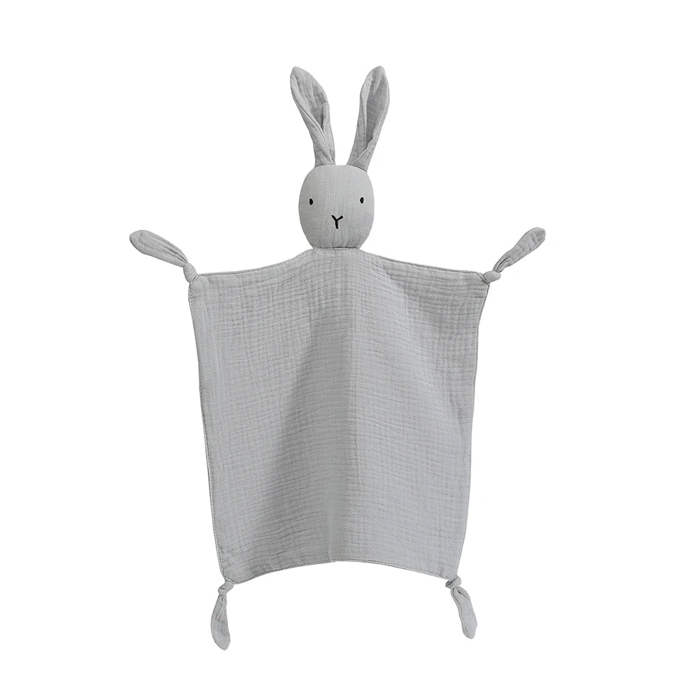 Muslin Baby Comforter – Soft Cotton Soothe Blanket & Sleep Toy