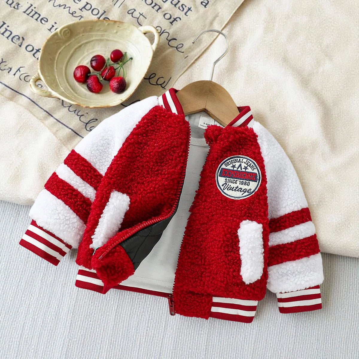 Baby Contrast Zip Fleece Jacket