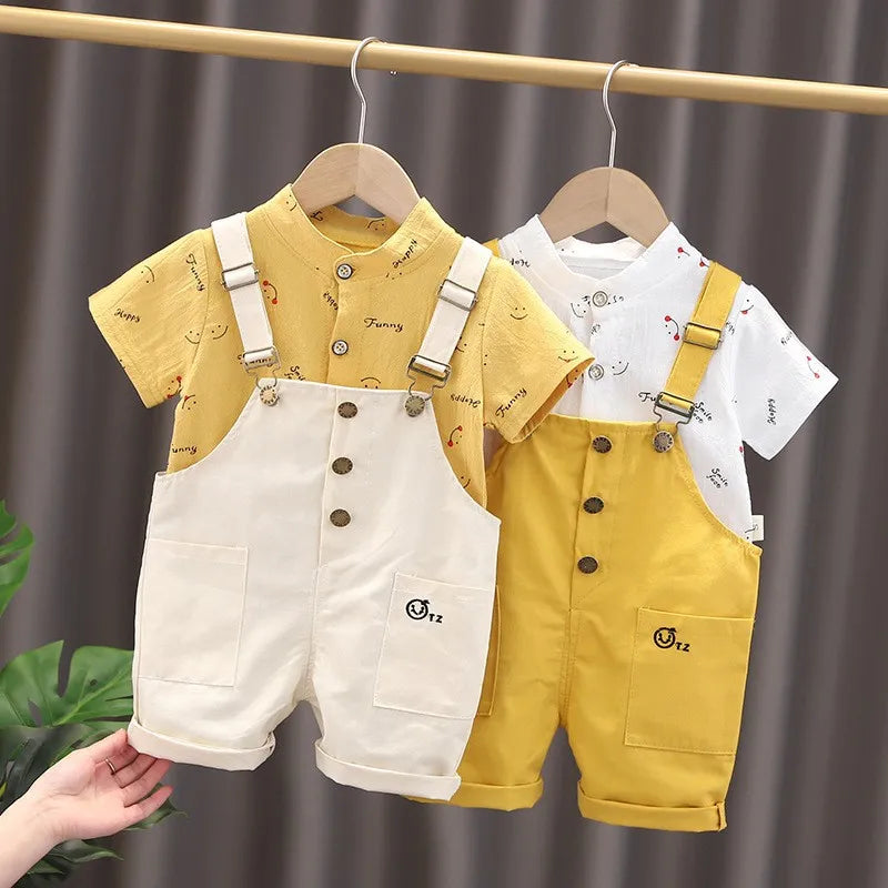 Cute Smile Baby Boy Set