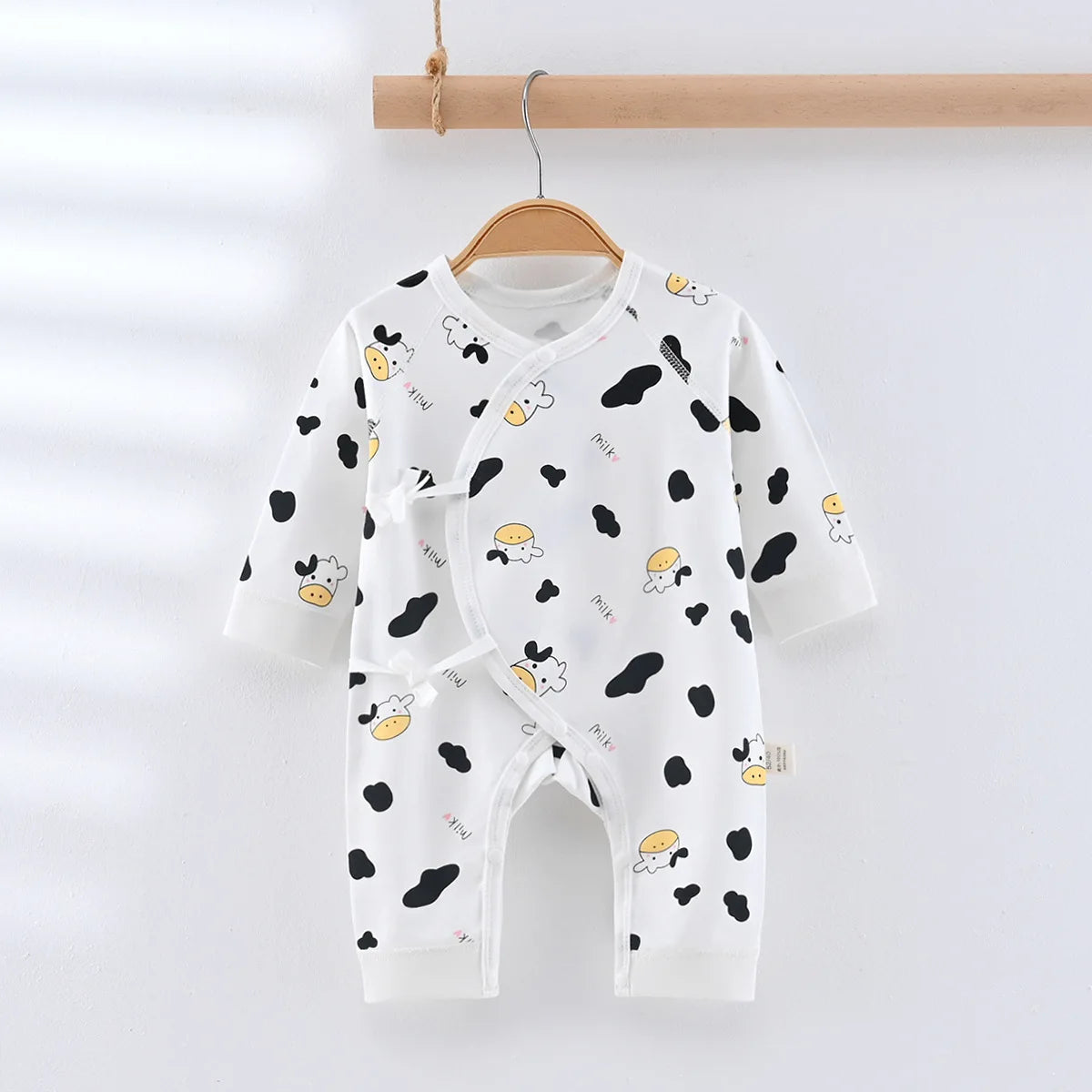MOMSTAG Unisex Newborn Cotton Jumpsuit - Cartoon Butterfly Print