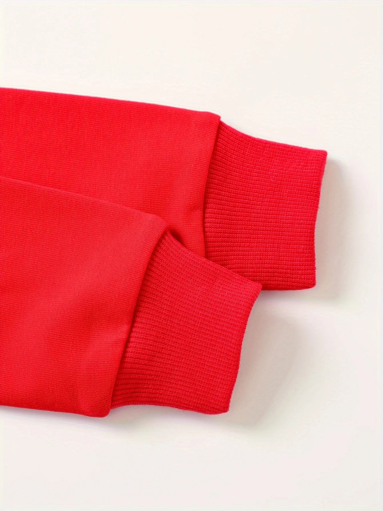 Cotton Girls Christmas Tree Red Sweatshirt