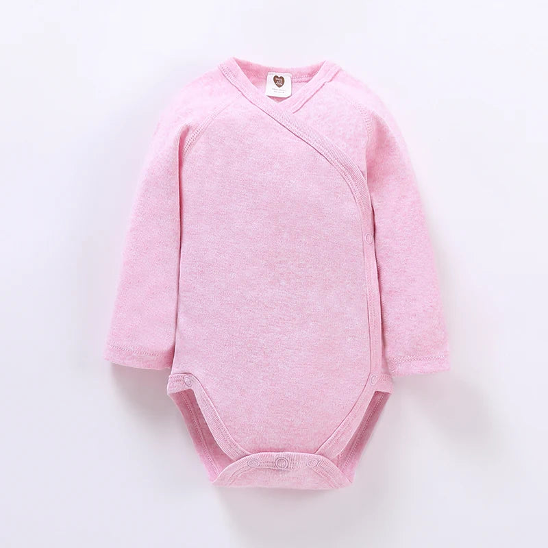 Cotton Lace Baby Onesie – High-Quality Spring & Autumn Outfit for Newborn Girls