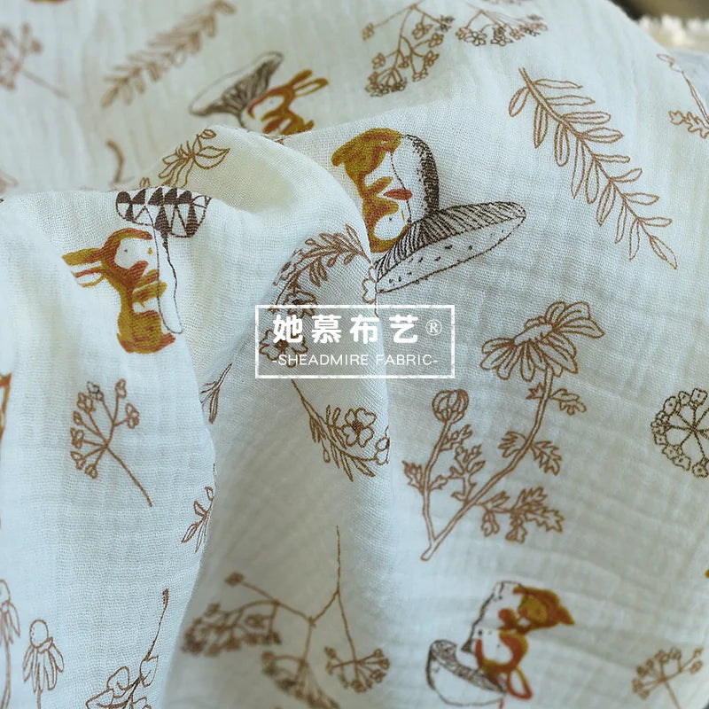 Floral Fabric for DIY Baby Towels & Blankets