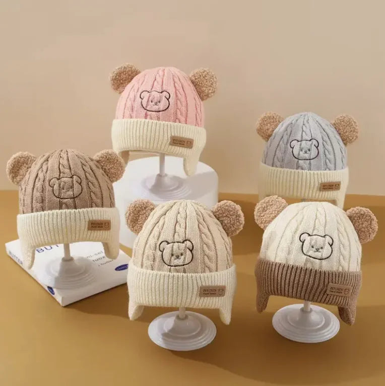 Baby Bear Winter Knitted Hat