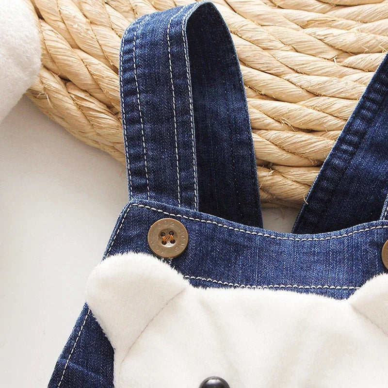 MOMSTAG Baby girls Summer Denim Overalls Shorts