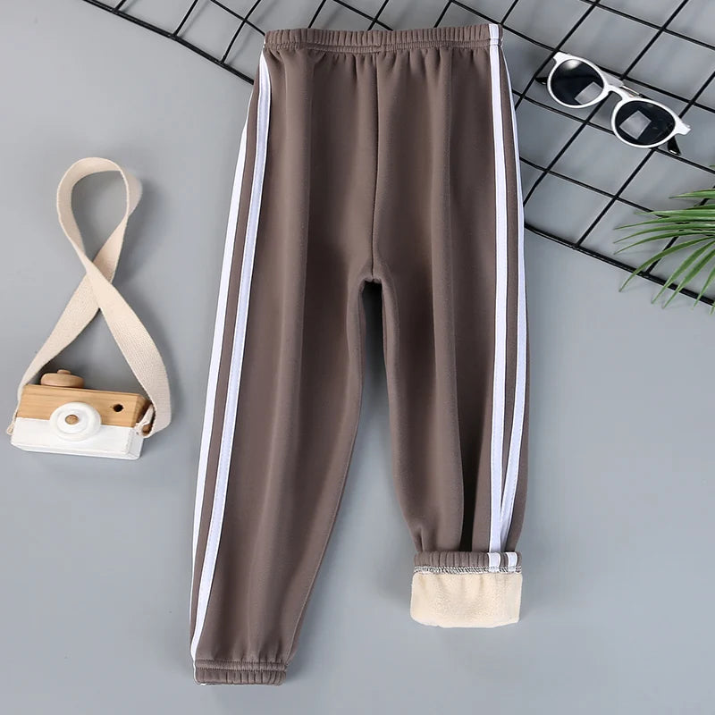 Kids Velvet Winter Sports Pants