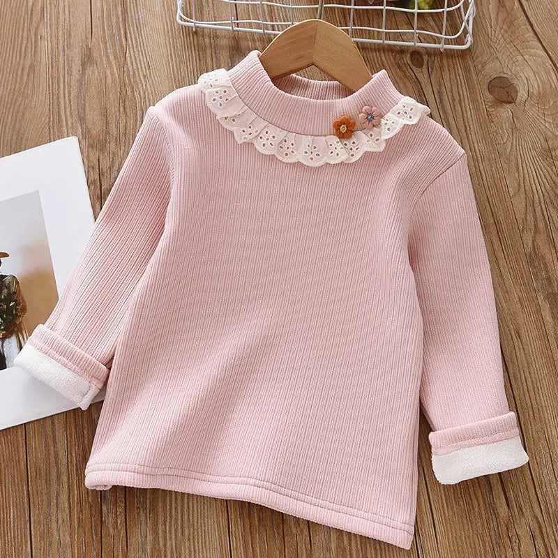 Girls Winter Turtleneck Top