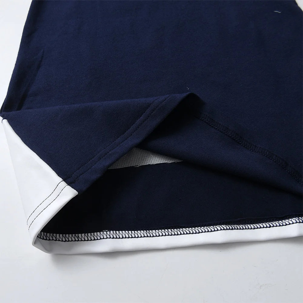 Cotton Snowflake Striped Dress