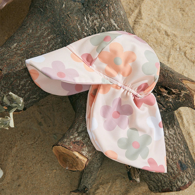 Floral or Tropical Long Sleeve Suit with Hat