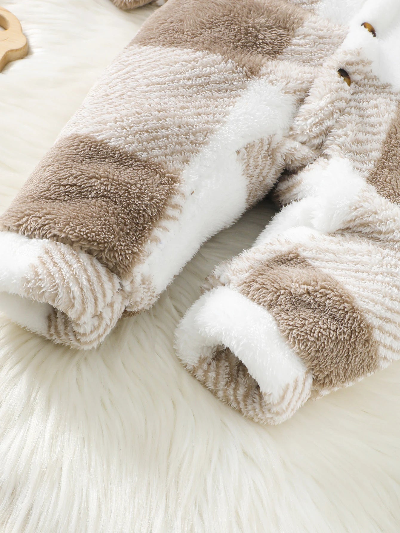 Baby Plaid Hooded Romper 3–24M