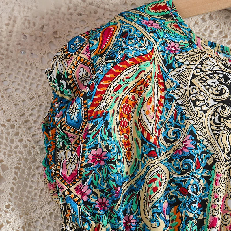 Floral Print Summer Dress for Girls