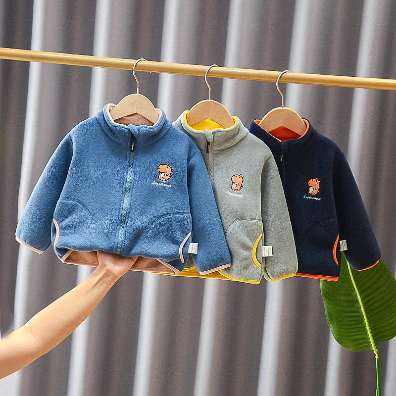 Baby Winter Corduroy Zip Jacket