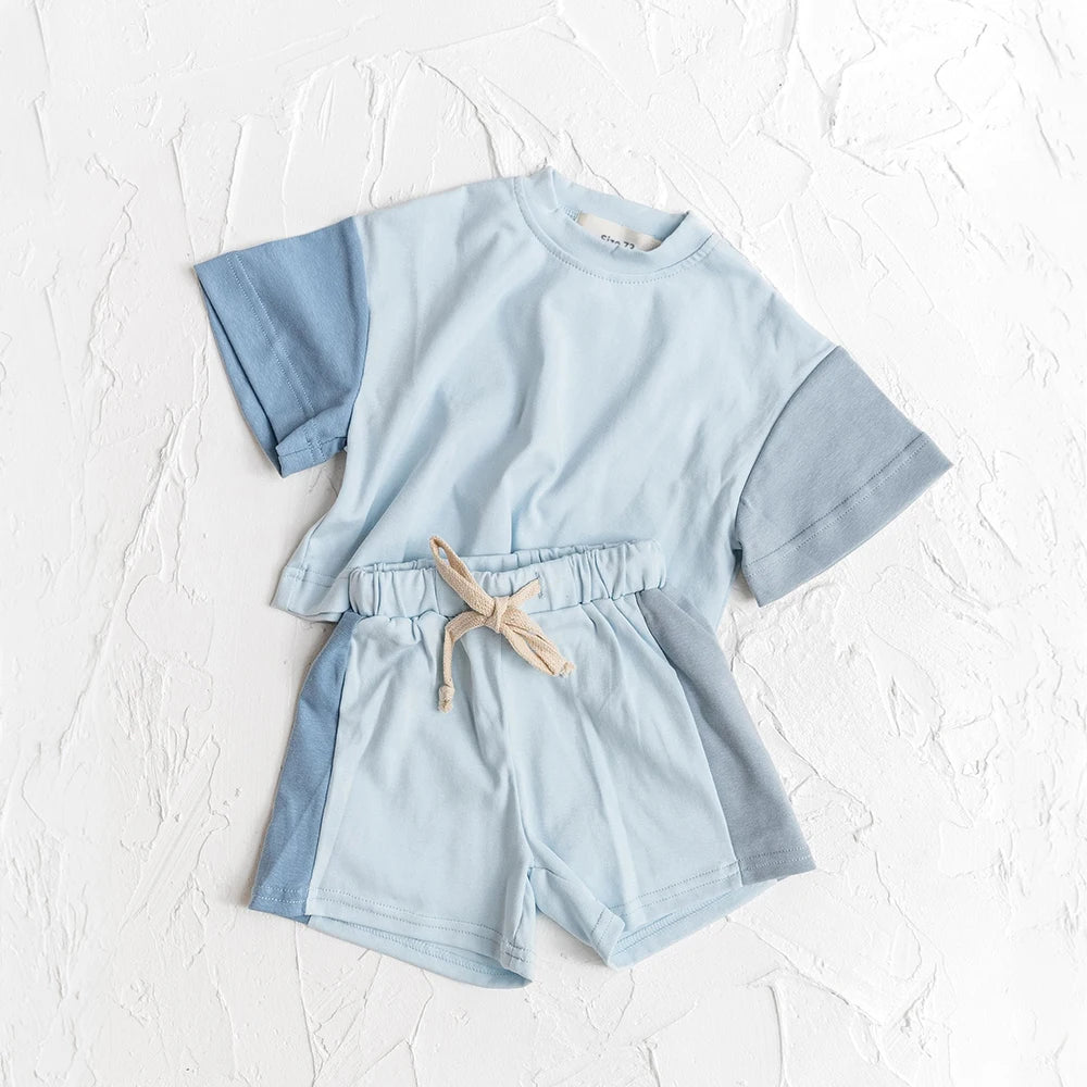 MOMSTAG Summer Cotton T-Shirt & Shorts Set