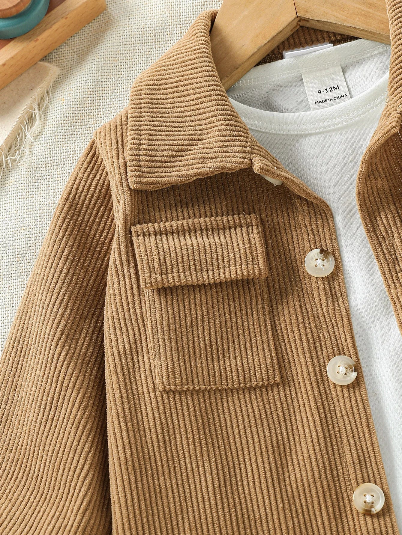 Baby Boys Solid Two Piece Outfit Set 3–24M