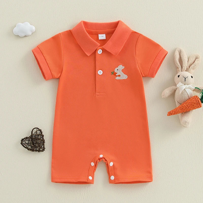 Infant Boy Short Sleeve Jumpsuit